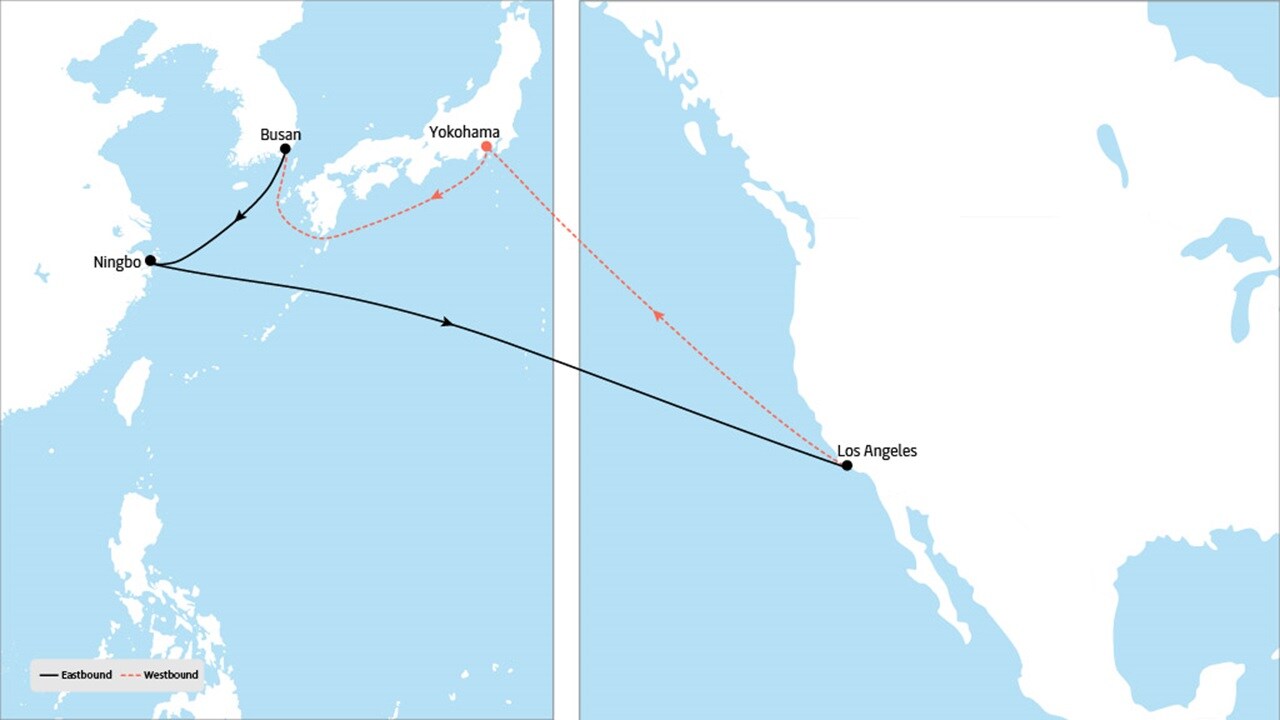 Asia to North America tp7