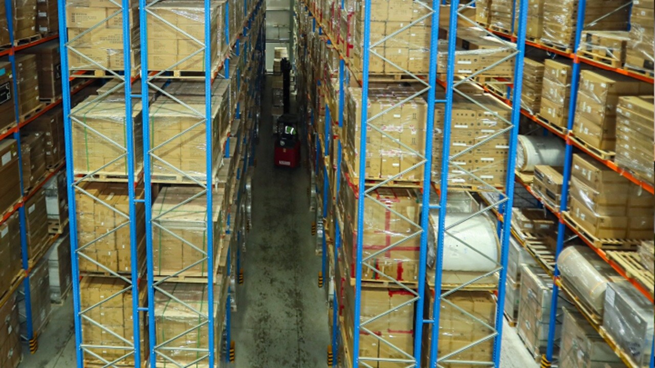 stacks of boxes