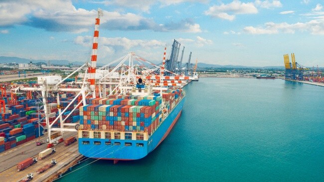 ship in port