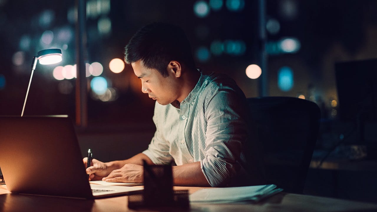 Man working in office