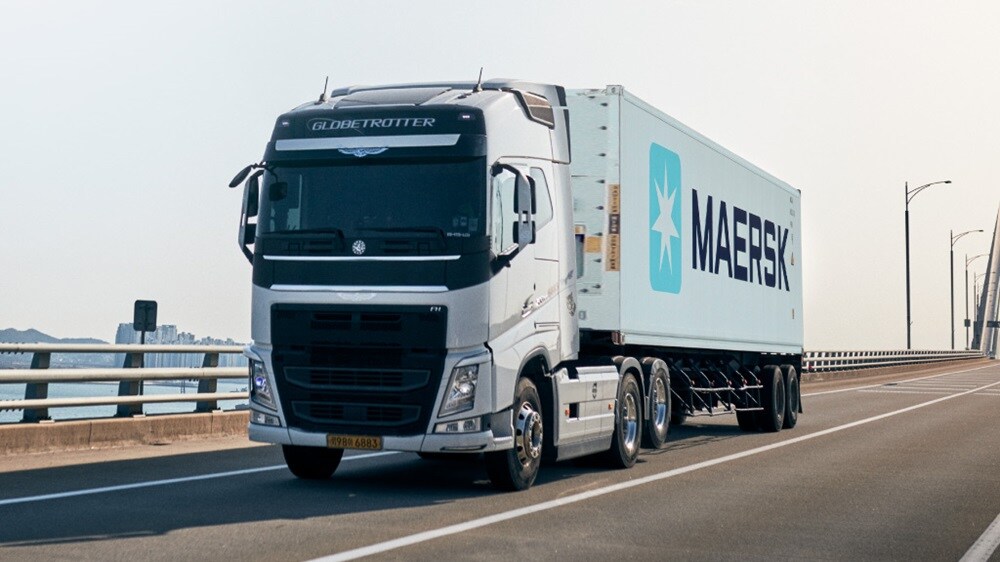 blue truck